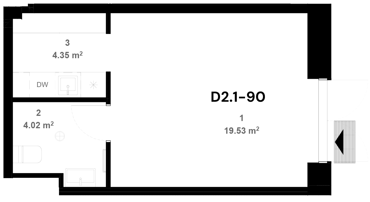 2D buto vizualizacija