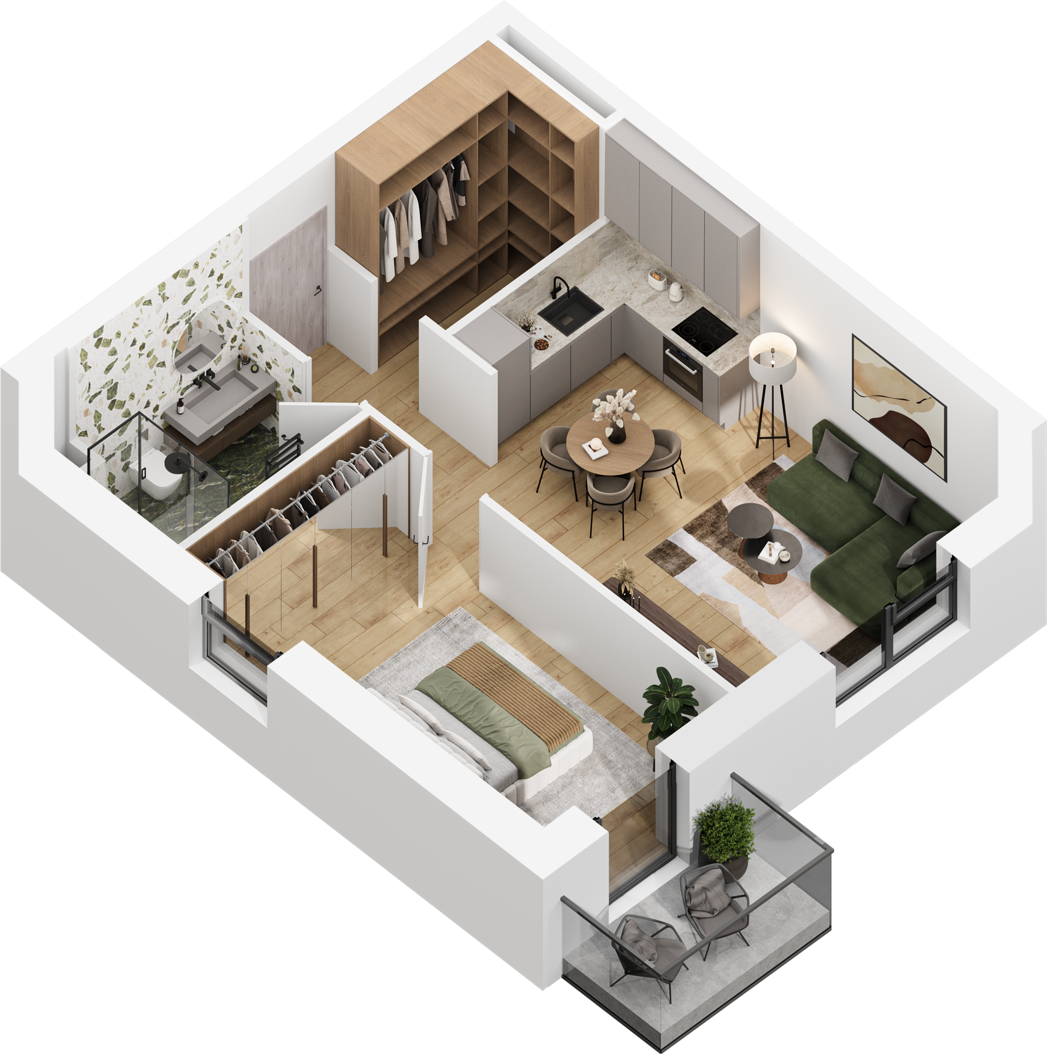 3D buto vizualizacija